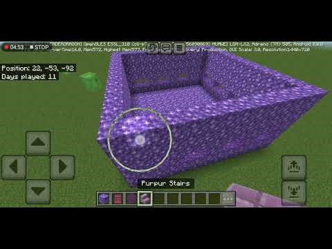 Minecraft Building Amethyst House 1st Floor