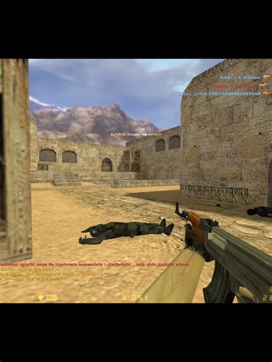 Counter-Strike 1.6 AK47 Gameplay on de_dust2 CS Pro #72 #CS #CounterStrike #Short #Shorts
