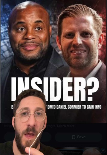 Former UFC champion and current broadcaster Daniel Cormier (alongside Joe Rogan) tweeted and deleted an alleged direct message he had with Donald Trump’s son Eric Trump ahead of UFC Freedom 250 at the White House. While the MMA world was stunned by the news both Eric and DC have come to defend each other and themselves in separate posts. Grok meanwhile says it was up then deleted by Cormier.