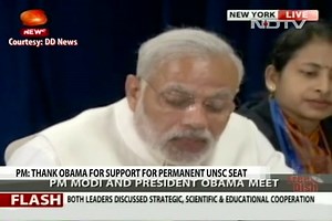 Thank Obama for Support on India's Permanent Seat on UNSC, Says PM Modi