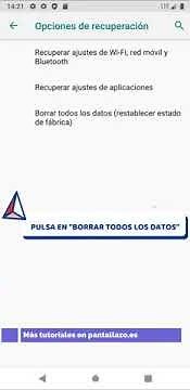 Restaurar o resetear Android