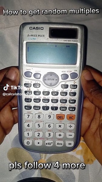 Generar multiplicaciones aleatorias en la calculadora