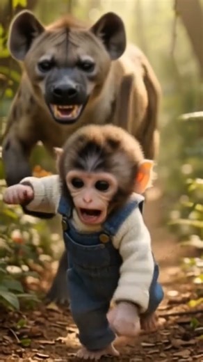 BABY monkey & jackel