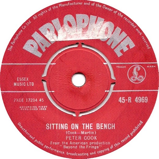 Peter Cook, Alan Bennett, Jonathan Miller, Dudley Moore - Sitting On The Bench / The End Of The World