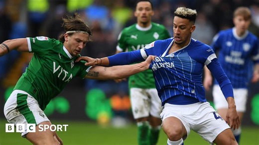 Cardiff City 1-1 Stockport County: Salech injury worry for leaders