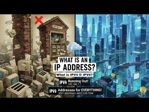 What Is an IP Address? IPv4 vs IPv6 Explained for Beginners (Simple Networking Guide)