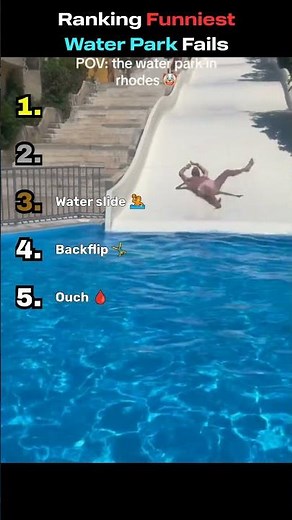 Ranked: Funniest Water Park Fails! 🌊🤣