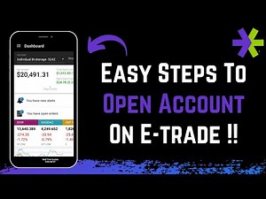How to Open an Account on E-trade !