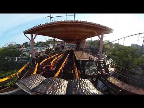 【おうち遊園地・360度動画】よみうりランド人気No.1コースター 「バンデット」～復活逆走バンデット！？～