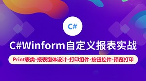 【云知梦】C#Winform自定义报表实战