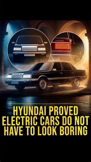 HYUNDAI PROVED ELECTRIC CARS DO NOT HAVE TO LOOK BORING.