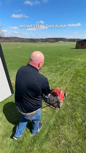 Shoutout to all the Midwestern dads... we know you want a new shed. 👀 Keep your mower safely tucked away from the elements in a new shed. Get yours at https://www.nuhausoutdoors.com/visit! #CustomBuildShed #StorageShedsOhio #OhioShed #HuntingShed #Building #AmishMade #MidwesternDad | NuHaus Outdoors