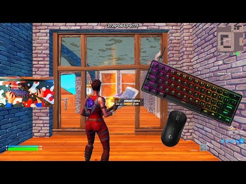 ⭐️[1HR]Steelseries Apex Pro Mini ASMR Chill🤩Tilted Zone Wars🏆Satisfying Keyboard Fortnite 360FPS⭐️