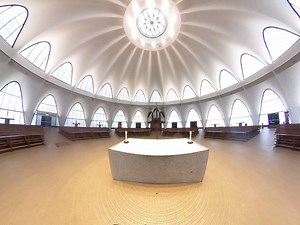 5.8K views · 53 reactions | The Abbey Church at Saint Louis Priory School is a stunning display of mid-century modern architecture, using thin shell concrete to create arched windows, creating beautiful lines and shapes. Hear more Thursday at 8:00pm on Nine PBS, when we'll touch on the story of the construction of the abbey during Mid-Century Modern in St. Louis. | Nine PBS | Facebook