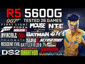 Ryzen 5 5600G : Test in 26 Games - CPU with APU, but can handle games in 2026?