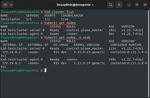 Install K3s on Ubuntu with K3D in Docker