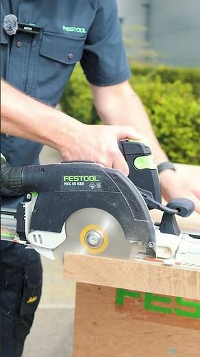 More power & better results with the new cordless circular saw HKC 55 K from Festool 🔋👌