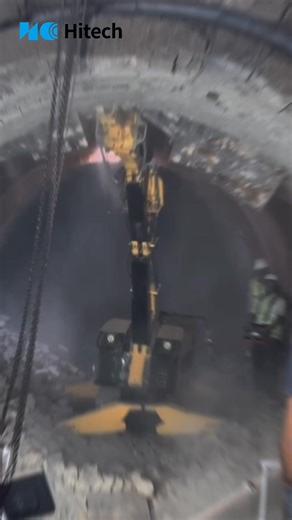 HCR260D Demolition Robot: An Efficient Choice for Overseas Cement Rotary Kilns Powerful demolition, flexible and dead-angle-free operation, doubled cleaning efficiency, stable and reliable under harsh working conditions. #demolitionrobot #demolitionpower | Anhui Hitech Intelligent Equipment Co., Ltd.