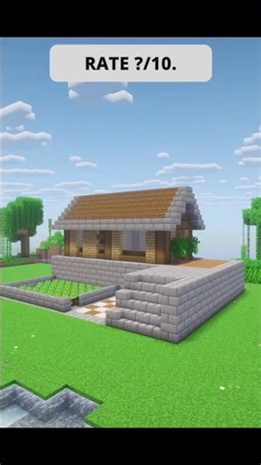 🏘️🔥Minecraft Starter House! #minecraft #easyhouse #minecraftbuilding #starterhome