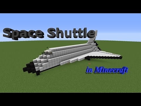 How to build the Space shuttle in Minecraft