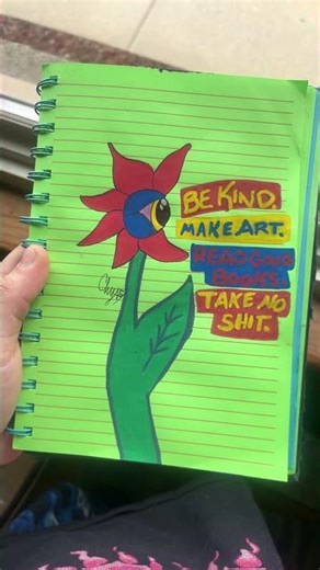 Be kind. Make art. Read good books. Take no 💩✨ #chyaf #art #quote