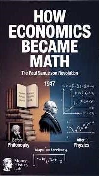Paul Samuelson: Maps Not Territory Economics #shorts #moneyhistory #history #financialcrisis #jpow