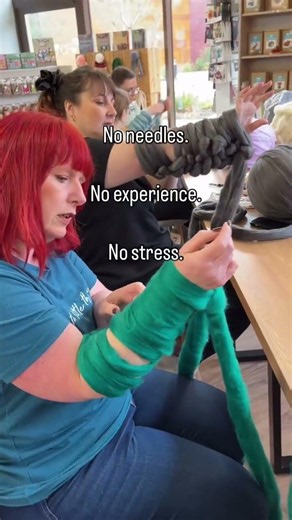 You don’t need to be a knitter to join my workshops 🧶💫All you need is your lovely self, a litt 1