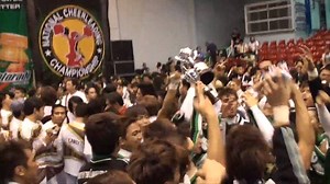 NCC@15: The Year of the Jaguar The 2011 Finals represented a watershed moment for the NCC. More teams participated, and more divisions were added. This was the last time the NCC utilized puzzle mats, and upgraded to carpet-bonded foam mats the following year. The audience was also growing, pushing the NCC to look for a bigger venue the following season. The Finals saw the UC Jaguars come out on top after successive podium finishes, the first time a team outside the NCR won the Nationals, proof o