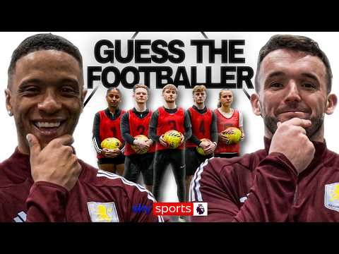 GUESS THE FOOTBALLER with Aston Villa's John McGinn & Ezri Konsa | Pick The Pro