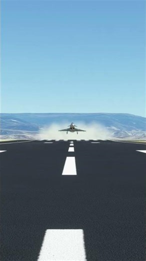 Eurofighter Typhoon Landing | Microsoft Flight Simulator | CJ Simulations