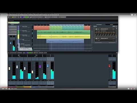 How to Mix with Cubase LE AI Elements | Getting Started with Cubase LE AI Elements 8