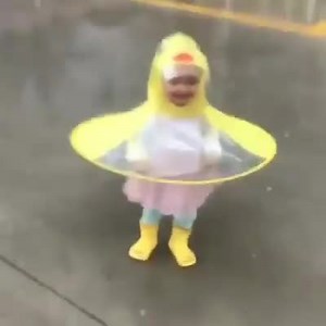 20K views · 1K reactions | A Lovely Baby Enjoying Weather - Babies Best Raining Dress | Cute Baby's | Facebook