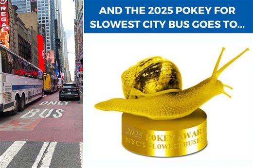 NYC’s M42 bus wins ‘award’ as city’s slowest while riders rage they’d be ‘better off walking’