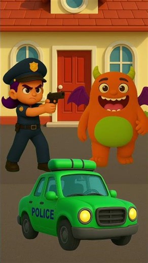 Hey monster, why did you eat my vehicle? #cartoon #shorts #animation #funny #trendingshorts