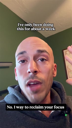 Focus You’re on your phone too much. We all are. Decide what you’re going to be on it for - tasks, or even timed scrolling. Once that’s over, put it out of reach - ideally a physical barrier. You’ll feel better. And won’t be able to pretend you “don’t have time” to do the things that will actually improve your life. Follow @jacobtempler for more life game