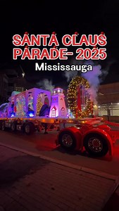 1.1K views · 138 reactions |  Mississauga Santa Parade Magic! ✨Santa parade  Experience the joy, lights, and festive vibes of the Mississauga Santa Claus Parade! Who’s ready for Christmas? ❤️ #MississaugaSantaParade #SantaClausParade #Christmas2025 #HolidayVibes #FestiveSeason #ChristmasInCanada #MississaugaEvents #ChristmasMagic #ParadeHighlights #FamilyFun #ChristmasSpirit #WinterVibes #CanadaLife #ExploreMississauga #HolidayCheer | JOURNEY OF ROSE | Facebook