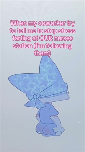 Funny Nurse Animation: Stress Farting at the Station