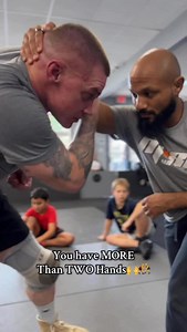 Most Grapplers Think They Only Have 2 Hands…🙌 In wrestling & grappling, most athletes act like they only have two hands to control a fight… You actually have multiple “extra hands” if you know how to use your body👇 Your shoulders, head, feet, hips, and forearms can all act as additional points of control to replace your grip, add pressure, and take away your opponent’s options. In this example: Against a collar tie, use your shoulder to win the Russian 2-on-1—stop JUST hand-fighting the grip. 