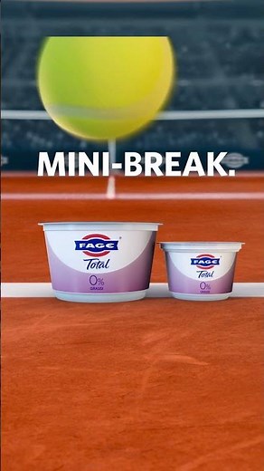 FAGE. Yogurt Ufficiale degli Internazionali BNL d'Italia