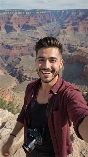 Standing at the edge of the world! 🗺️🏜️ #minivlog