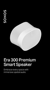 Connect to all your audio content with phenomenally clear and spacious sound. | Sonos