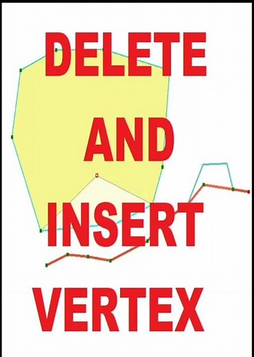 Delete and Insert Vertex in ArcGIS #ArcGIS #VertexEditing #GISEditing #spatialdata #sorts #trending