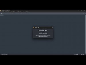 Sublime Text 4 (Build 4169)
