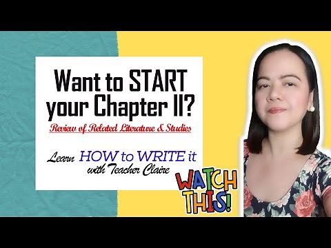 FORMAT FOR RESEARCH CHAPTER II EXPLAINED