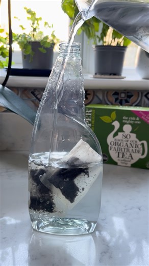 Get creative with your leftover tea bags 👀 Ditch the chemicals and try these natural options instead 🍃 Better for the planet, you can reduce waste and save money at the same time - bonus! 🤑 | Clipper Teas