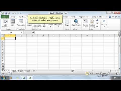 Excel 2010 Course. 1. The work environment.