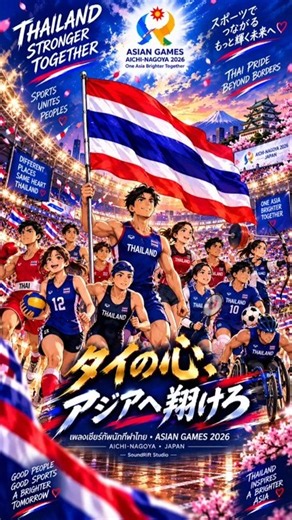 タイの心、アジアへ翔けろ｜タイ代表応援歌｜เอเชียนเกมส์ 2026 | Asian Games 2026 | Aichi-Nagoya