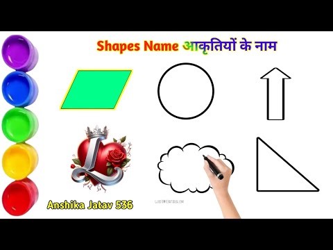 Shapes Drawing color Panting Circle, Square, and Triangle Adventure kids video