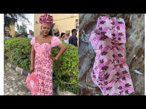 Most Detailed Tutorial on How To Cut And Sew A Bustier Asoebi dress | Beginners friendly