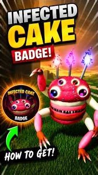 How To Get INfected Cake Badge 🍰📍 | TUR Update - Roblox #shorts